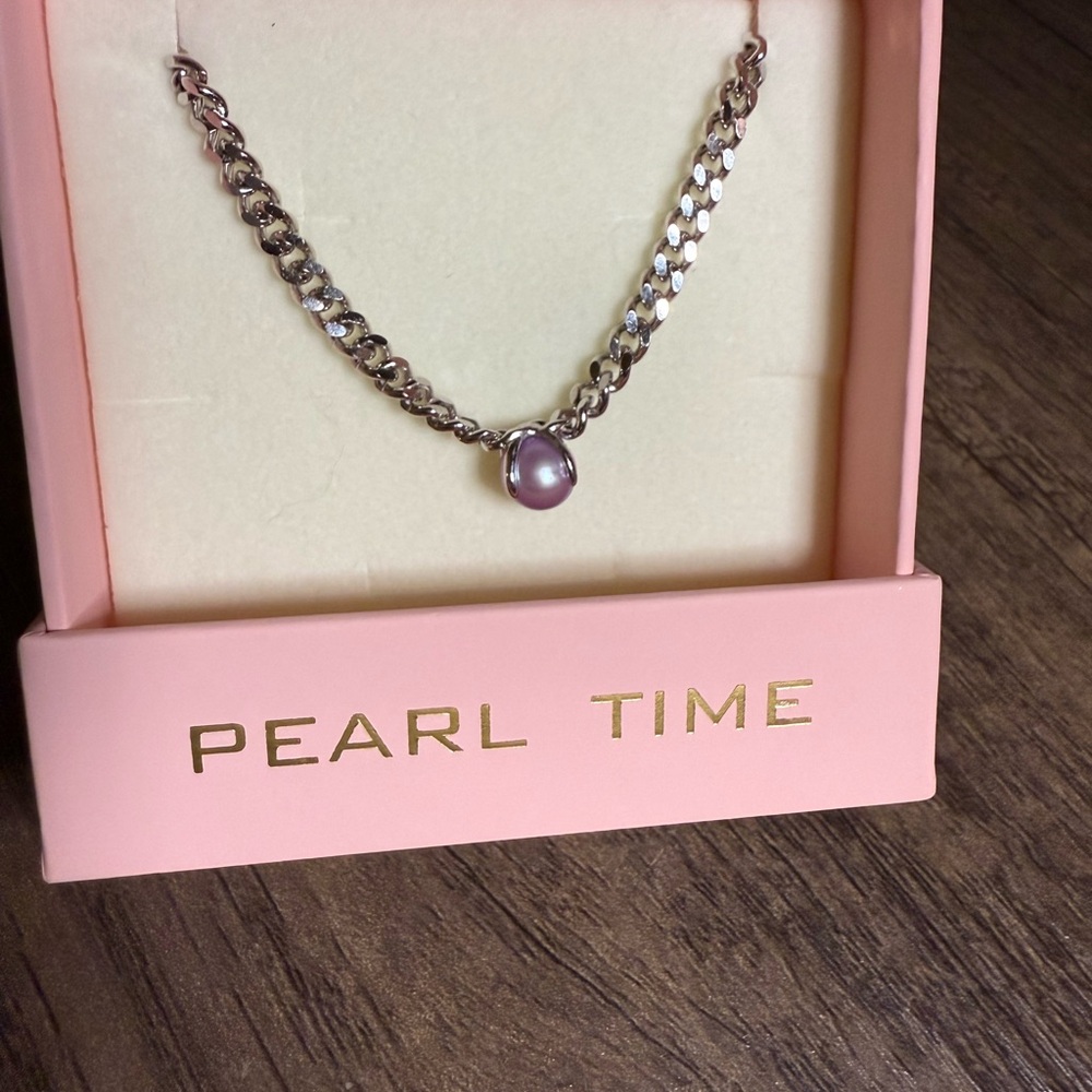 Silver and Purple bracelet